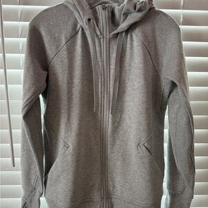 Athleta Grey Zip up hoodie